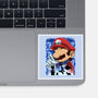 Classic Blue Jumpman-None-Glossy-Sticker-rmatix