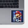 Classic Blue Jumpman-None-Glossy-Sticker-rmatix