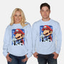 Classic Blue Jumpman-Unisex-Crew Neck-Sweatshirt-rmatix