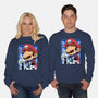 Classic Blue Jumpman-Unisex-Crew Neck-Sweatshirt-rmatix