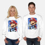 Classic Blue Jumpman-Unisex-Crew Neck-Sweatshirt-rmatix