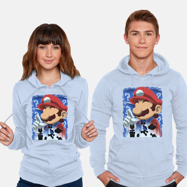 Classic Blue Jumpman-Unisex-Pullover-Sweatshirt-rmatix