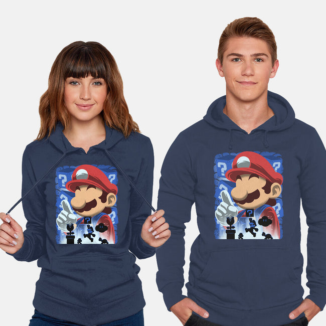 Classic Blue Jumpman-Unisex-Pullover-Sweatshirt-rmatix