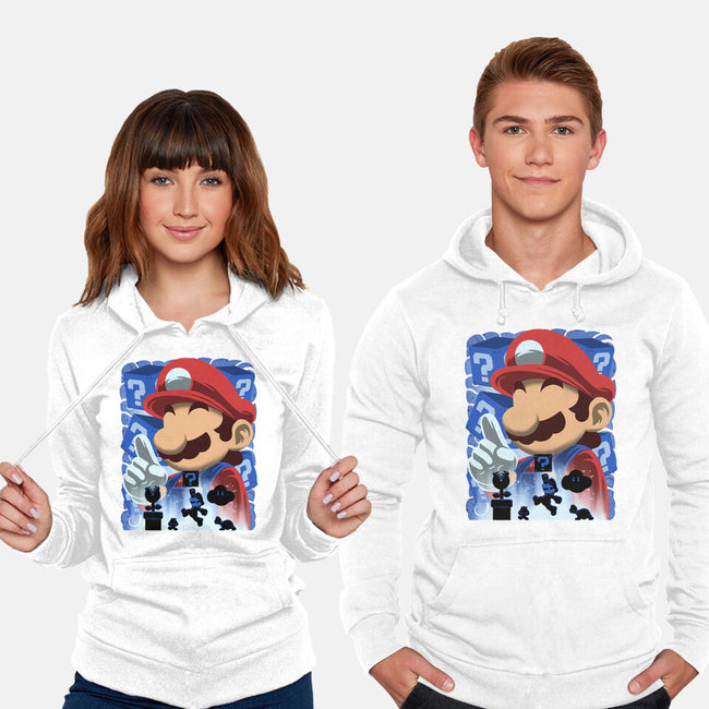 Classic Blue Jumpman-Unisex-Pullover-Sweatshirt-rmatix
