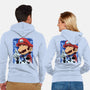 Classic Blue Jumpman-Unisex-Zip-Up-Sweatshirt-rmatix