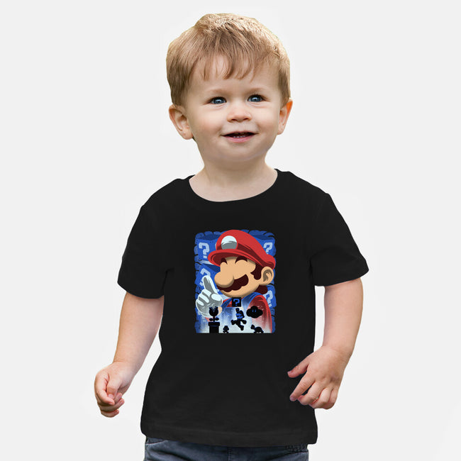 Classic Blue Jumpman-Baby-Basic-Tee-rmatix