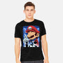 Classic Blue Jumpman-Mens-Heavyweight-Tee-rmatix