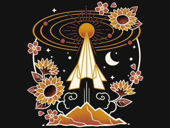 Origami Rocket Spaceship