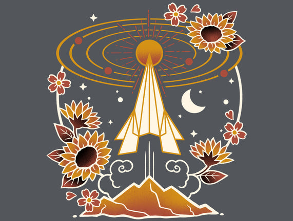 Origami Rocket Spaceship