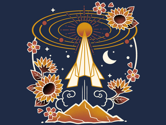 Origami Rocket Spaceship