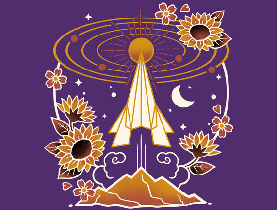 Origami Rocket Spaceship