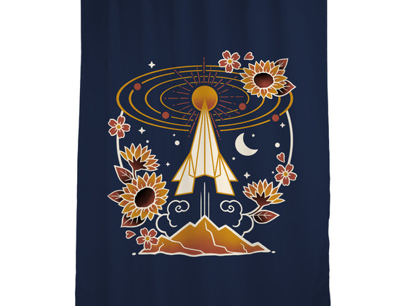 Origami Rocket Spaceship