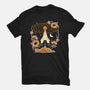 Origami Rocket Spaceship-Mens-Heavyweight-Tee-NemiMakeit