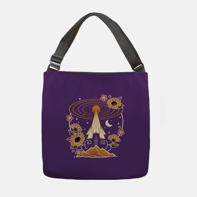 Origami Rocket Spaceship-None-Adjustable Tote-Bag-NemiMakeit