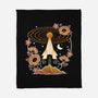 Origami Rocket Spaceship-None-Fleece-Blanket-NemiMakeit