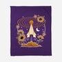 Origami Rocket Spaceship-None-Fleece-Blanket-NemiMakeit
