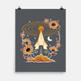 Origami Rocket Spaceship-None-Matte-Poster-NemiMakeit
