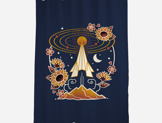 Origami Rocket Spaceship