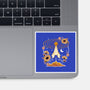 Origami Rocket Spaceship-None-Glossy-Sticker-NemiMakeit