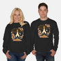 Origami Rocket Spaceship-Unisex-Crew Neck-Sweatshirt-NemiMakeit