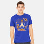 Origami Rocket Spaceship-Mens-Heavyweight-Tee-NemiMakeit