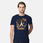 Origami Rocket Spaceship-Mens-Premium-Tee-NemiMakeit