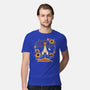 Origami Rocket Spaceship-Mens-Premium-Tee-NemiMakeit