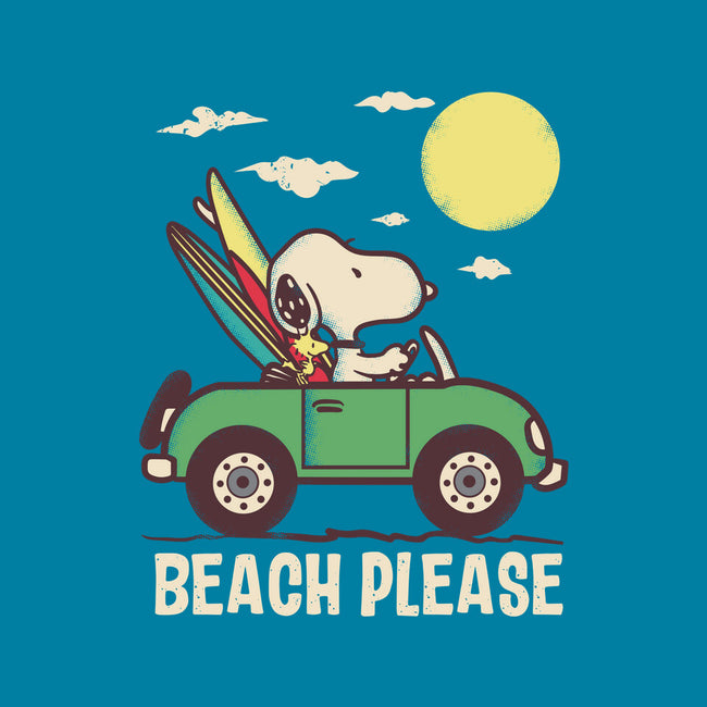 Beach Please-Womens-Basic-Tee-turborat14