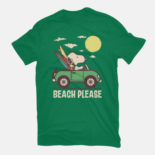 Beach Please-Womens-Basic-Tee-turborat14