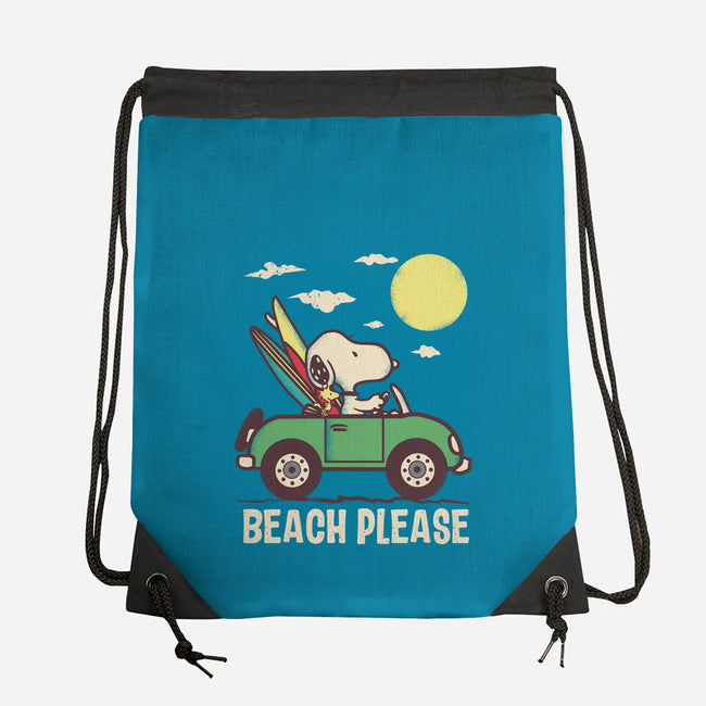 Beach Please-None-Drawstring-Bag-turborat14