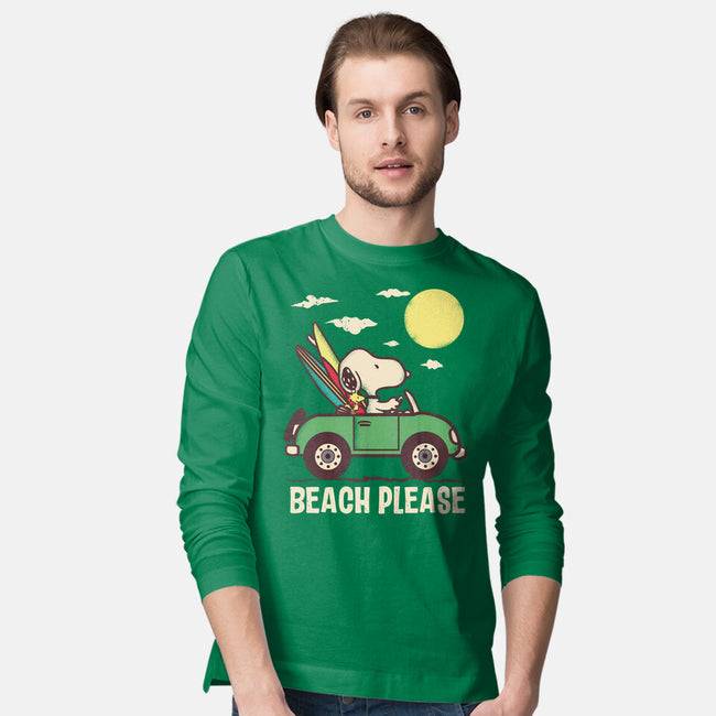 Beach Please-Mens-Long Sleeved-Tee-turborat14