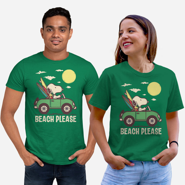 Beach Please-Unisex-Basic-Tee-turborat14