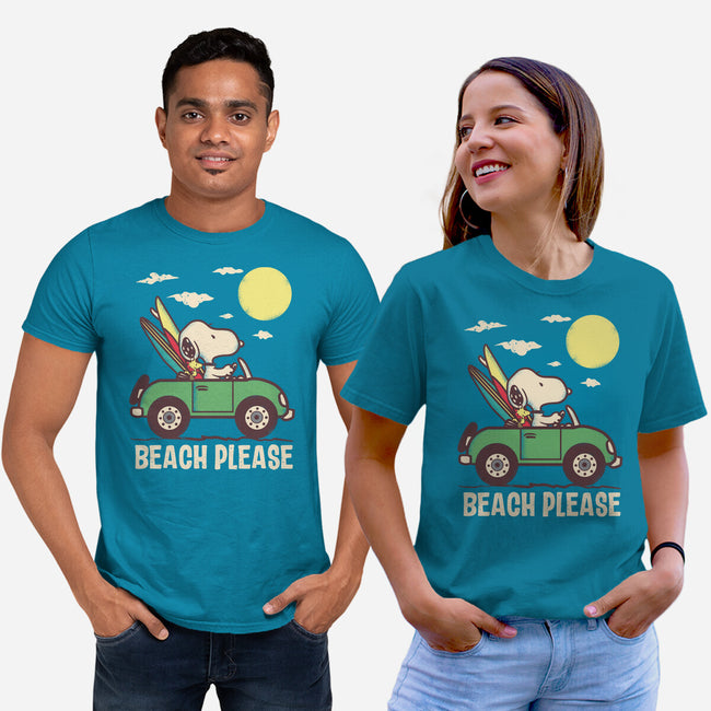 Beach Please-Unisex-Basic-Tee-turborat14