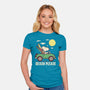 Beach Please-Womens-Fitted-Tee-turborat14