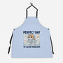 Perfect Day To Cause Problems-Unisex-Kitchen-Apron-GODZILLARGE
