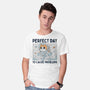 Perfect Day To Cause Problems-Mens-Basic-Tee-GODZILLARGE