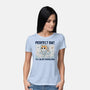 Perfect Day To Cause Problems-Womens-Basic-Tee-GODZILLARGE