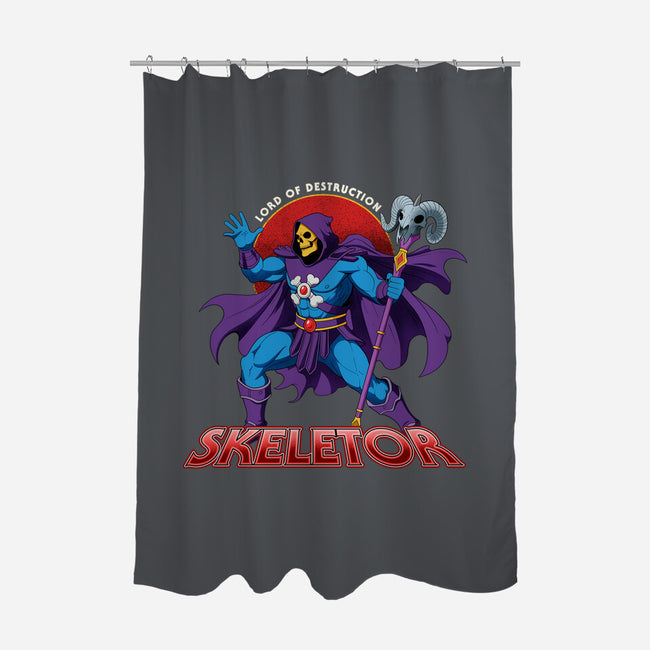 Lord Of Destruction-None-Polyester-Shower Curtain-hirolabs