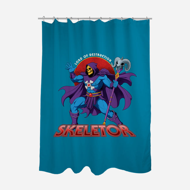 Lord Of Destruction-None-Polyester-Shower Curtain-hirolabs