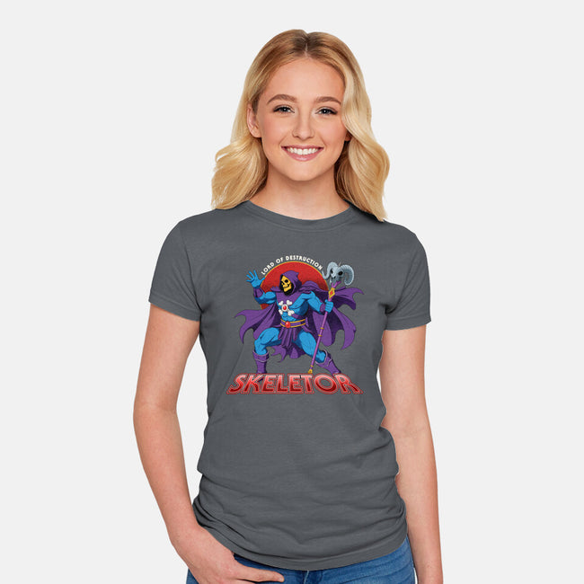 Lord Of Destruction-Womens-Fitted-Tee-hirolabs