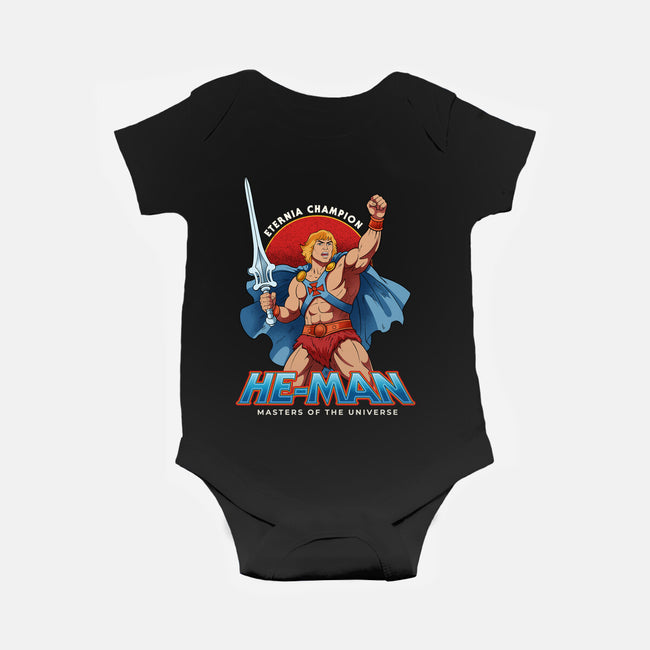 Eternia Champion-Baby-Basic-Onesie-hirolabs