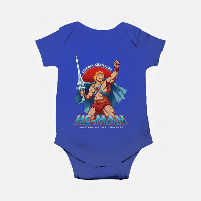 Eternia Champion-Baby-Basic-Onesie-hirolabs