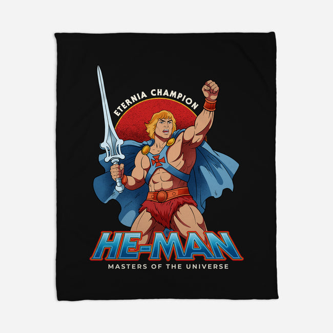 Eternia Champion-None-Fleece-Blanket-hirolabs