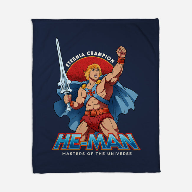 Eternia Champion-None-Fleece-Blanket-hirolabs