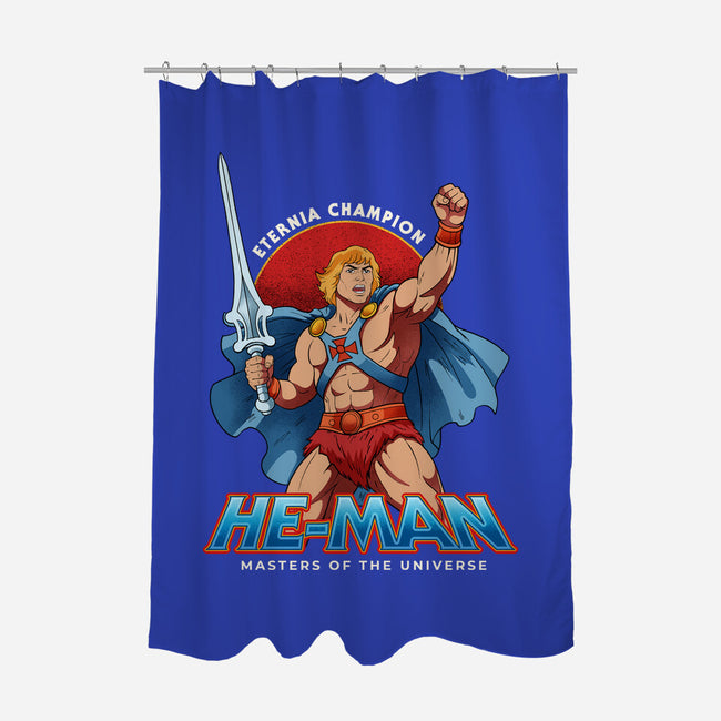 Eternia Champion-None-Polyester-Shower Curtain-hirolabs