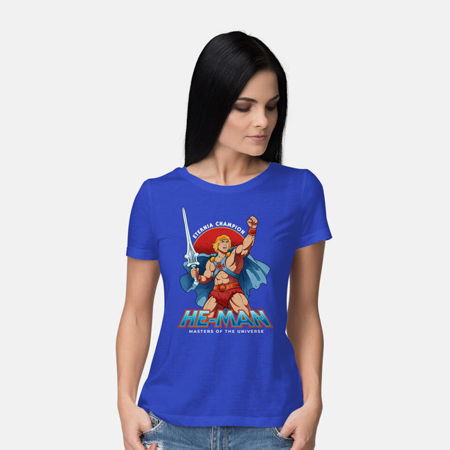 Eternia Champion-Womens-Basic-Tee-hirolabs