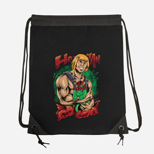 Men Love Cat-None-Drawstring-Bag-spoilerinc