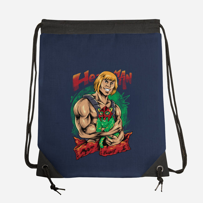 Men Love Cat-None-Drawstring-Bag-spoilerinc