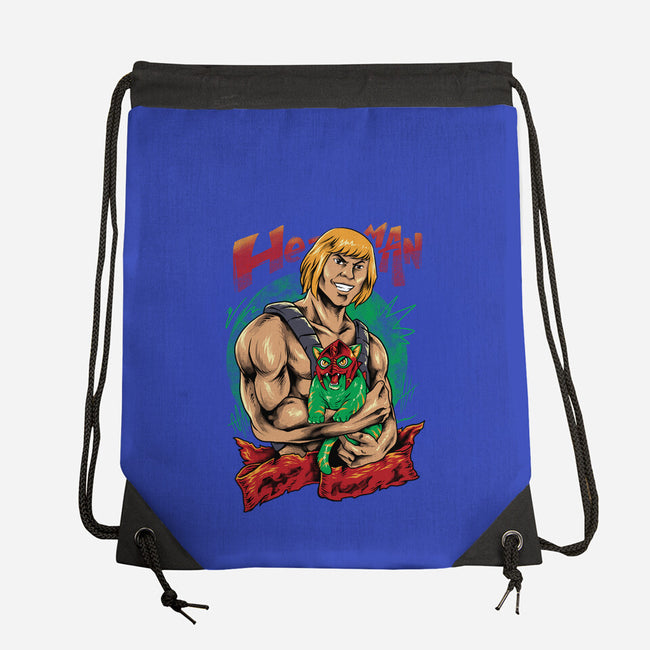 Men Love Cat-None-Drawstring-Bag-spoilerinc