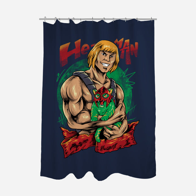 Men Love Cat-None-Polyester-Shower Curtain-spoilerinc